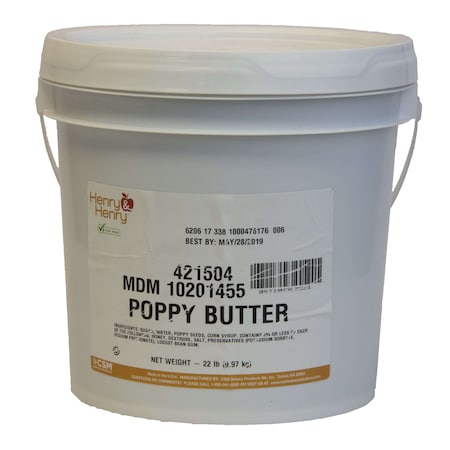 Henry And Henry Henry And Henry Heavy Duty Poppy Butter, 22lbs 10201455